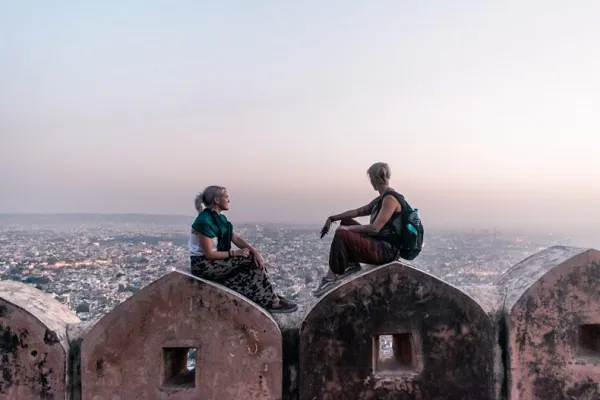 Beautiful Sunset View from Nahargarh Fort