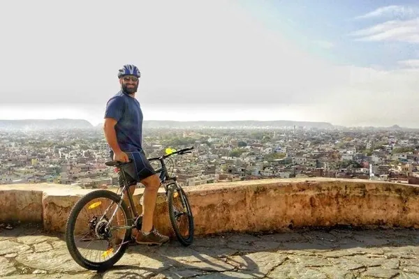 Cycling at Nahargarh Fort is the best things to do in Jaipur 