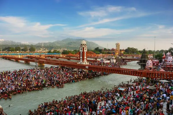 Famous Ganga River at Haridwar