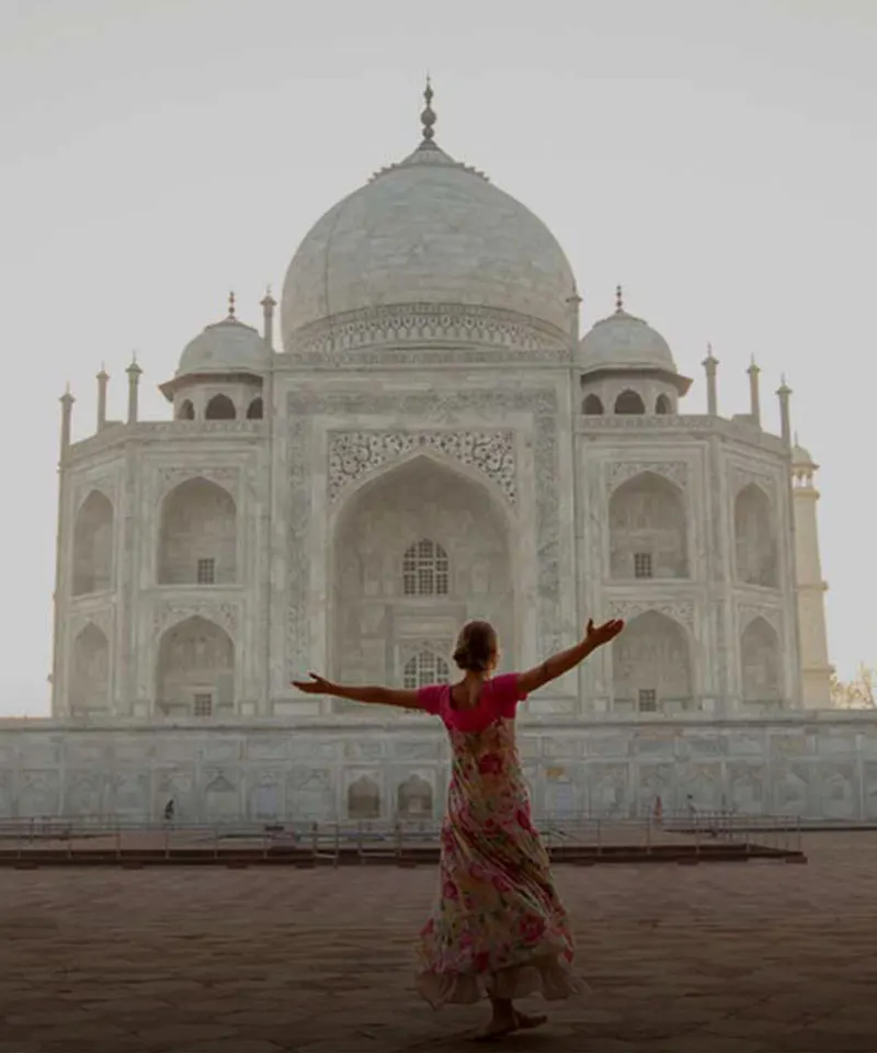 Taj mahal in golden triangle tour