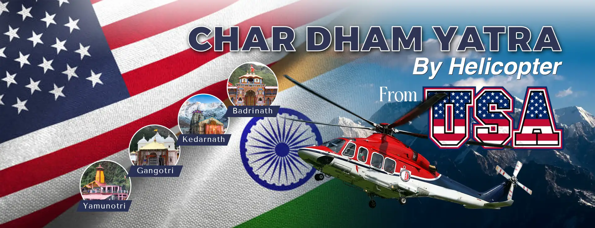 Chardham Yatra by Helicopter for NRIs from USA Book Now