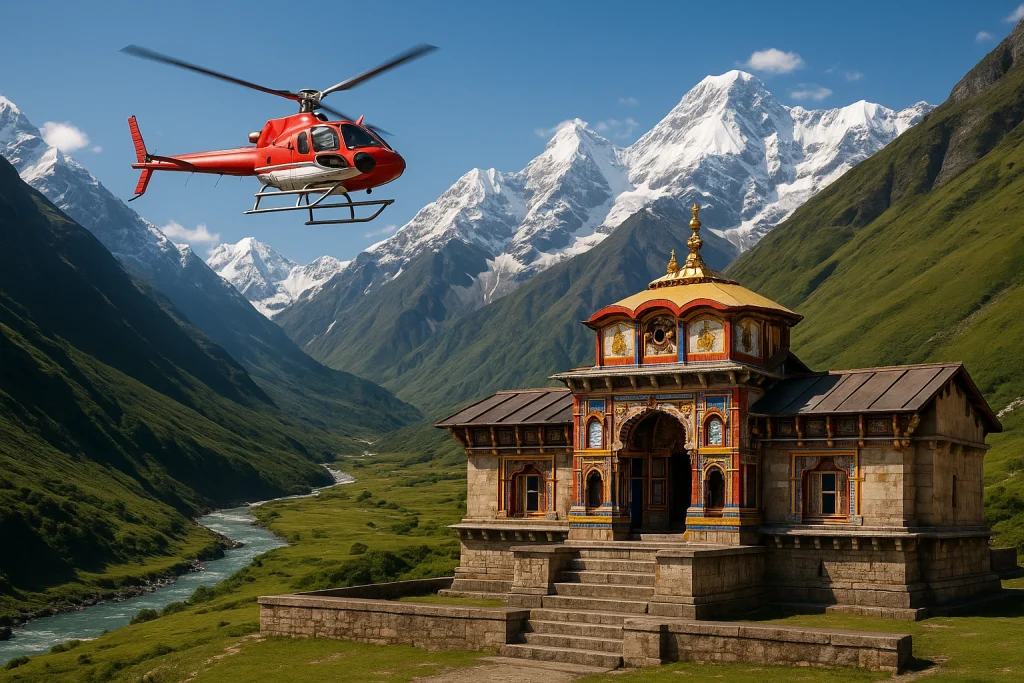badrinath by Helicopter