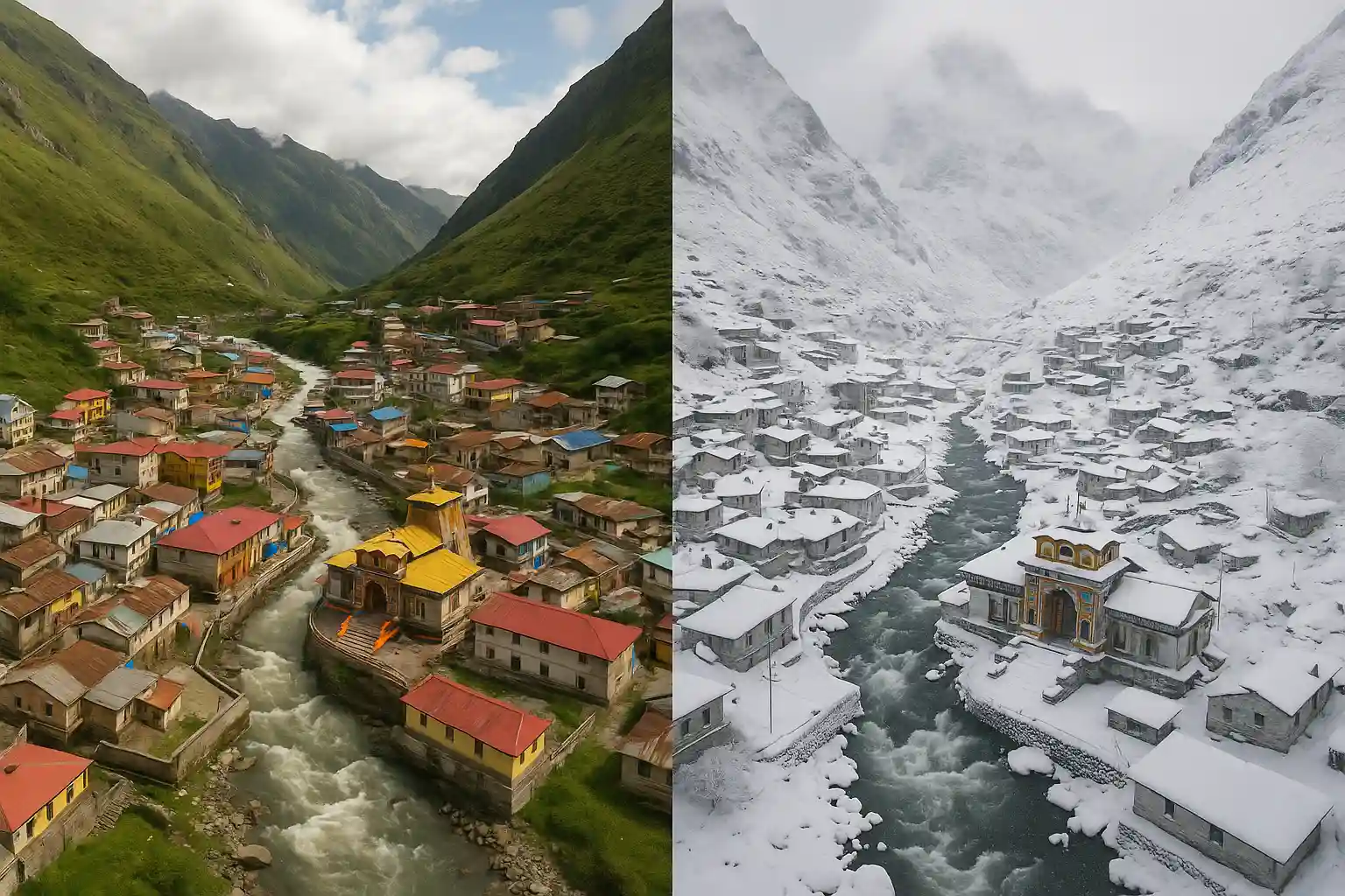 weather in badrinath in summers and winters