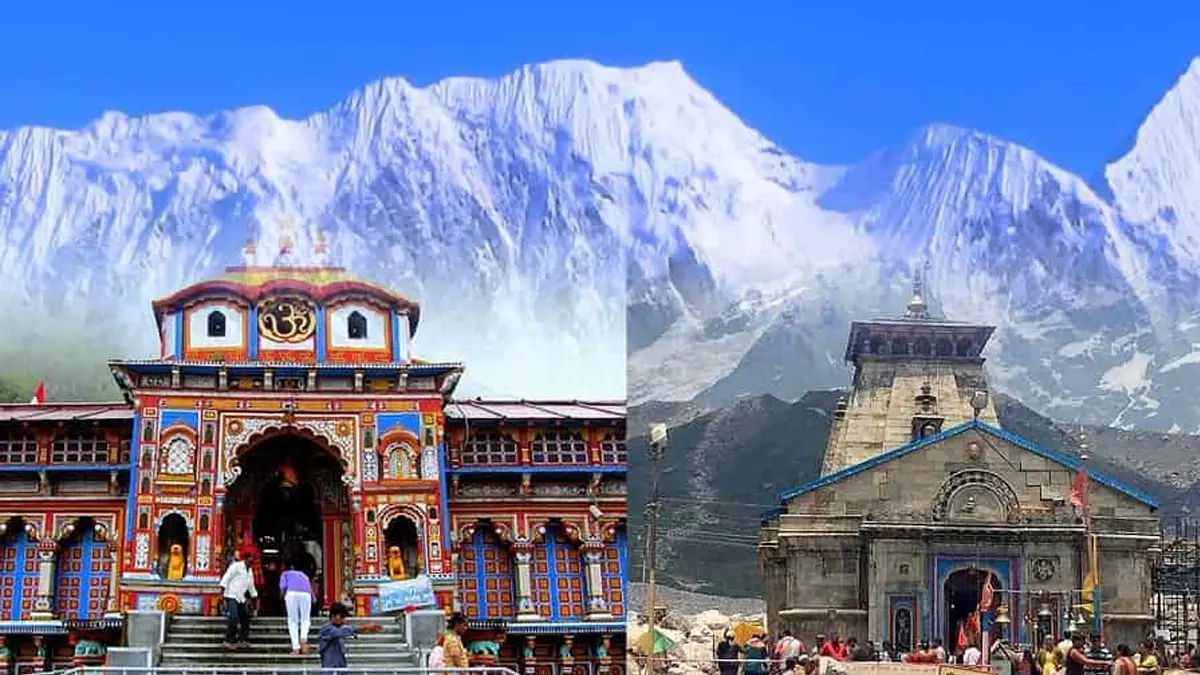 An image of comparing between Badrinath and Kedarnath