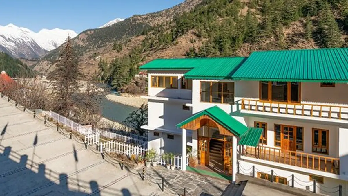 Image of a hotel in gangotri