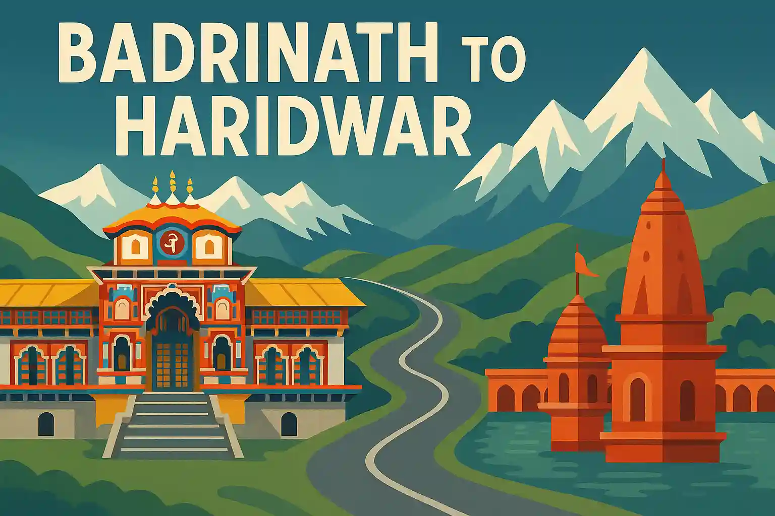 going from badrinath to haridwar